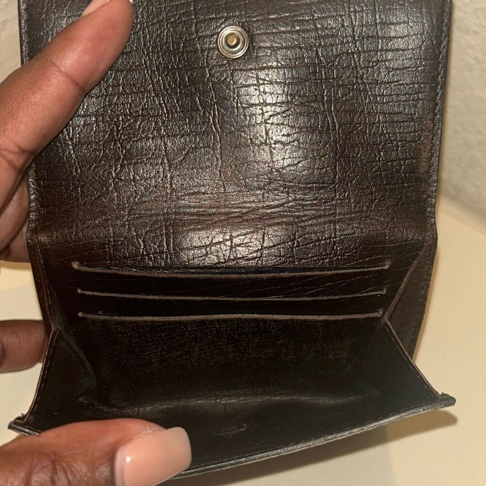 Gucci GG Monogram Coated Canvas Folding Wallet Brown PROJECT DIY UPCYCLE READ - Picture 6 of 13